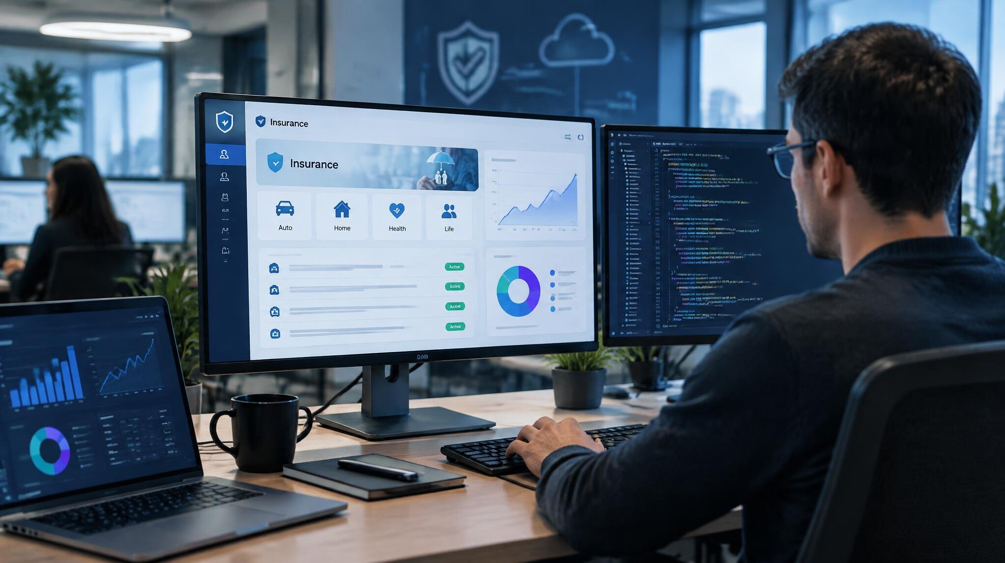 insurance software interface